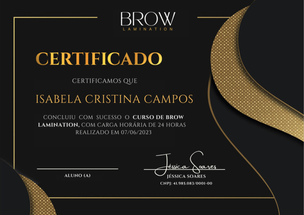 Curso de Brow Lamination da Jéssica Soares: Análise Completa e Honesta 2 curso de brow lamination